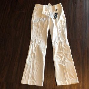 White canvas pants editor style express